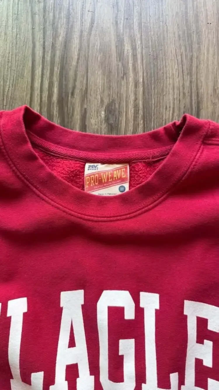 Vintage MV Sports Pro Weave Flagler Crewneck